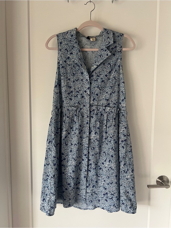 Tuckernuck Dresses & Skirts - Tuckernuck Blue Hydrangea Royal Sleeveless Shirt Dress